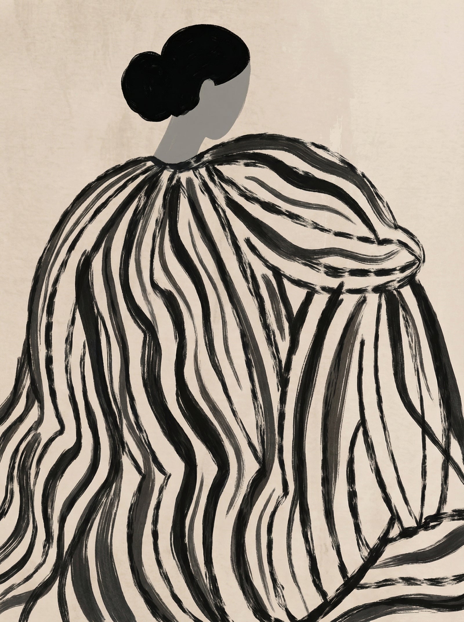 Poster in black frame