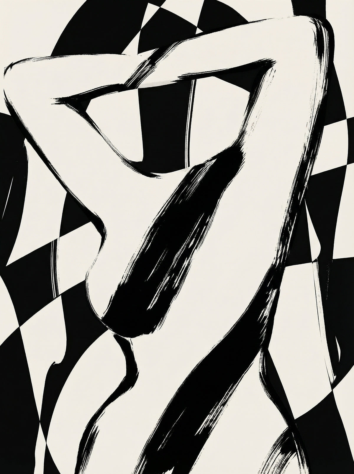 Poster in black frame