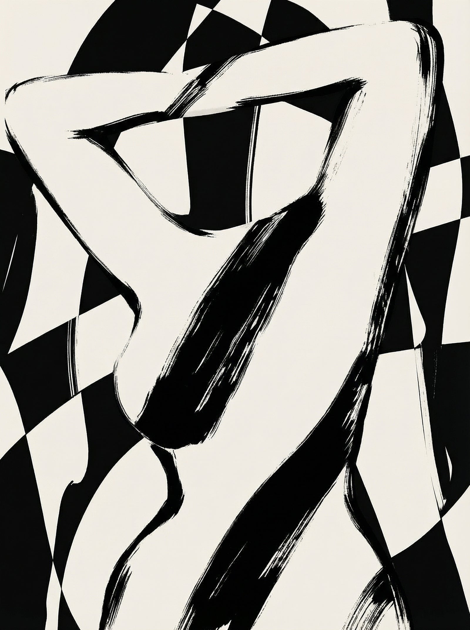 Poster in black frame