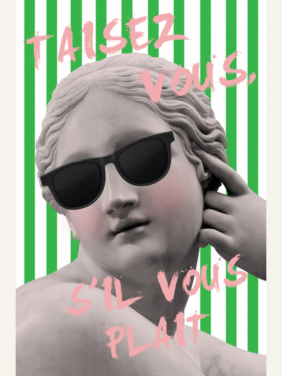 Striped Venus Poster – plakat og kunsttryk