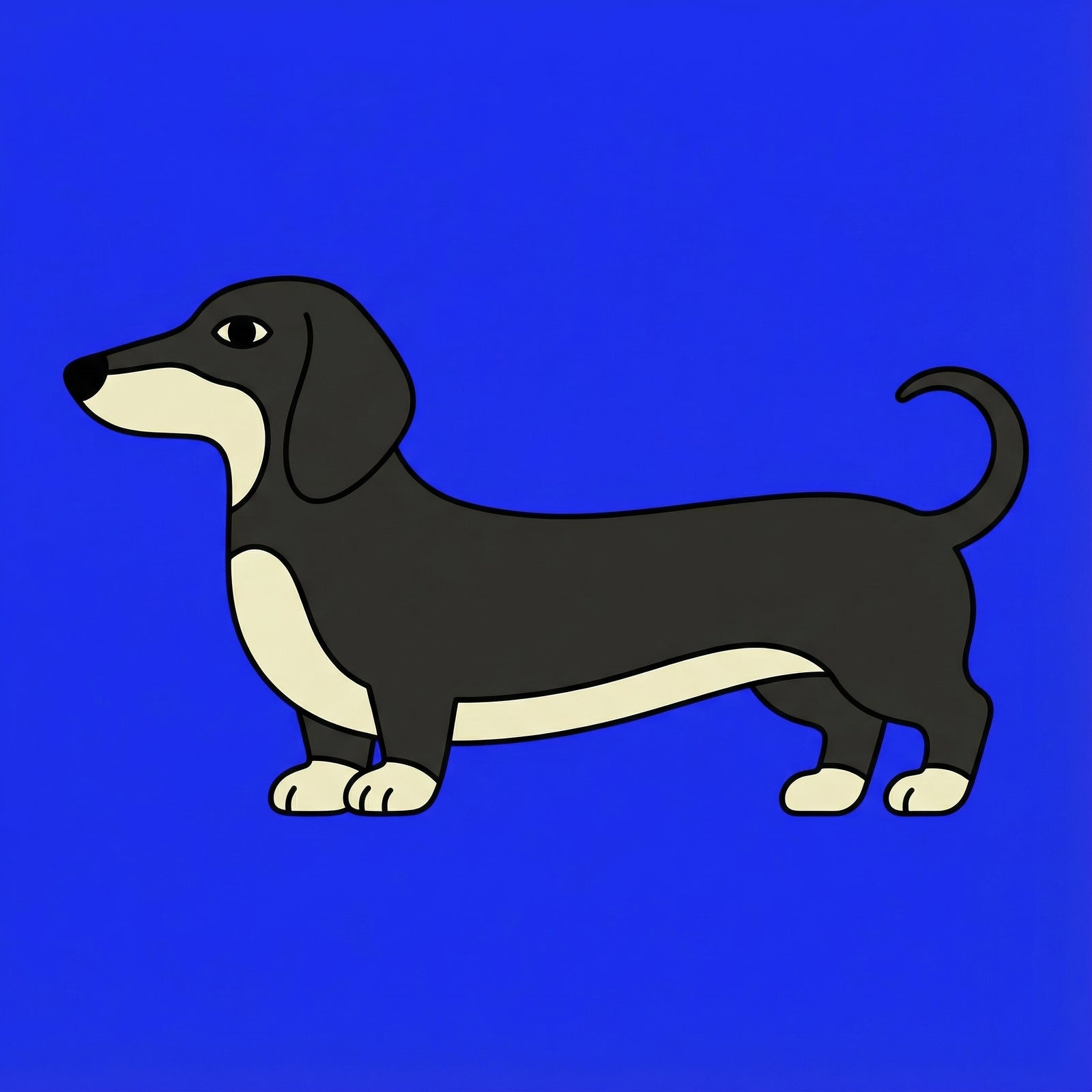 Poster in black frame