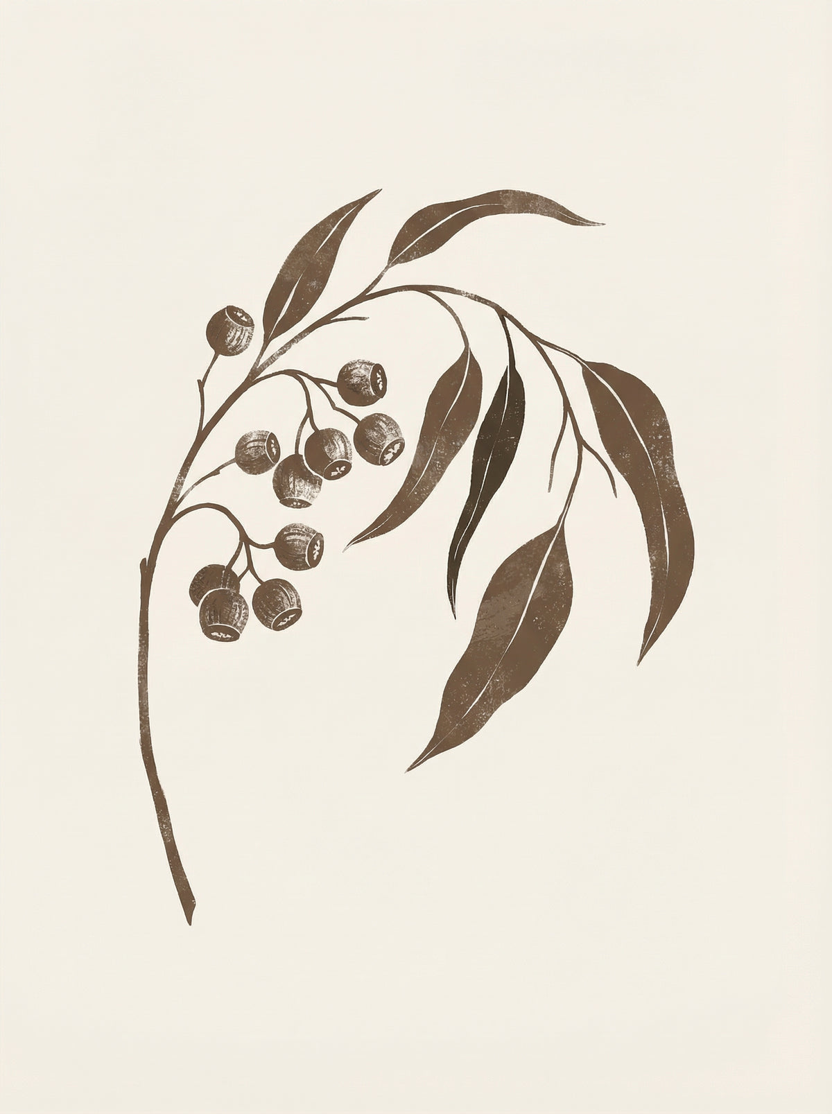 Poster in black frame