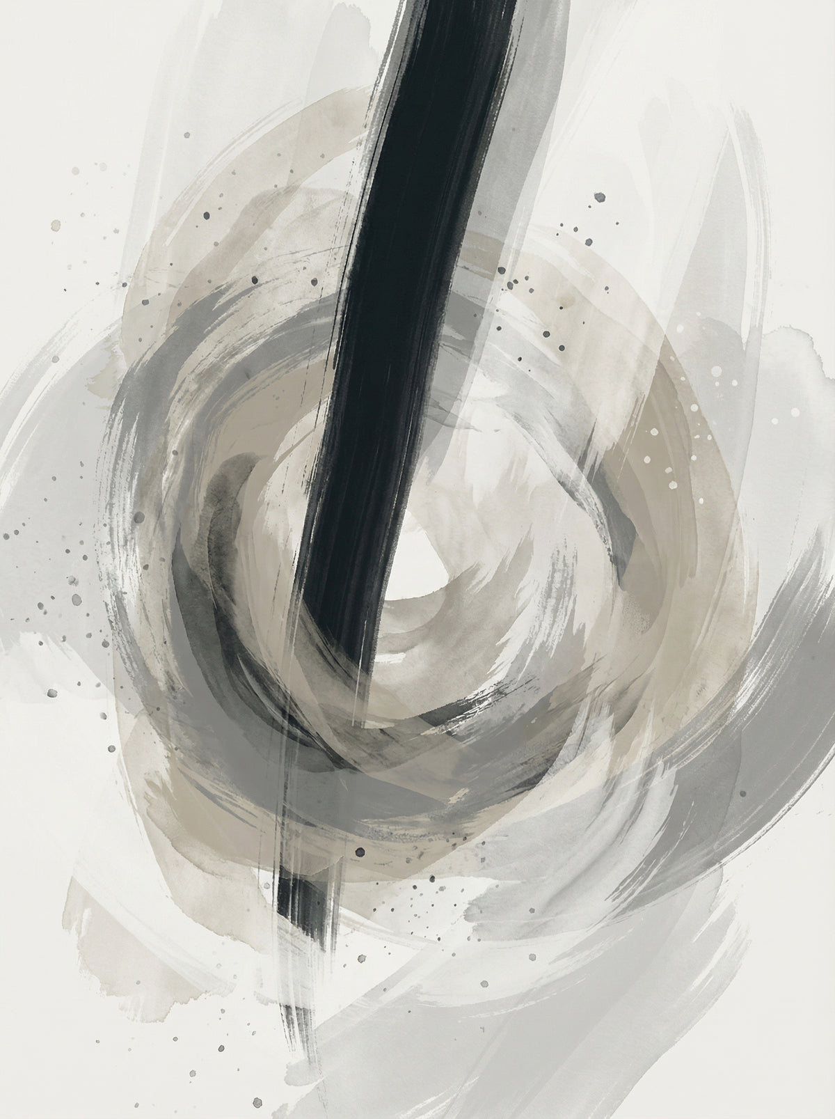 Poster in black frame