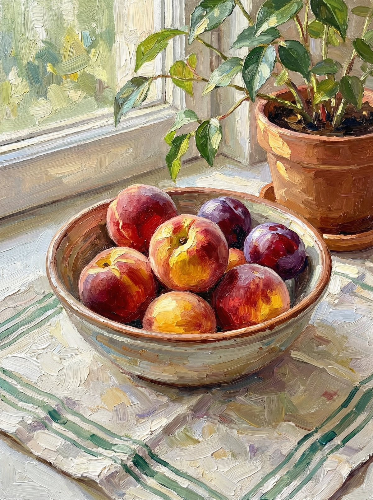 Poster in black frame