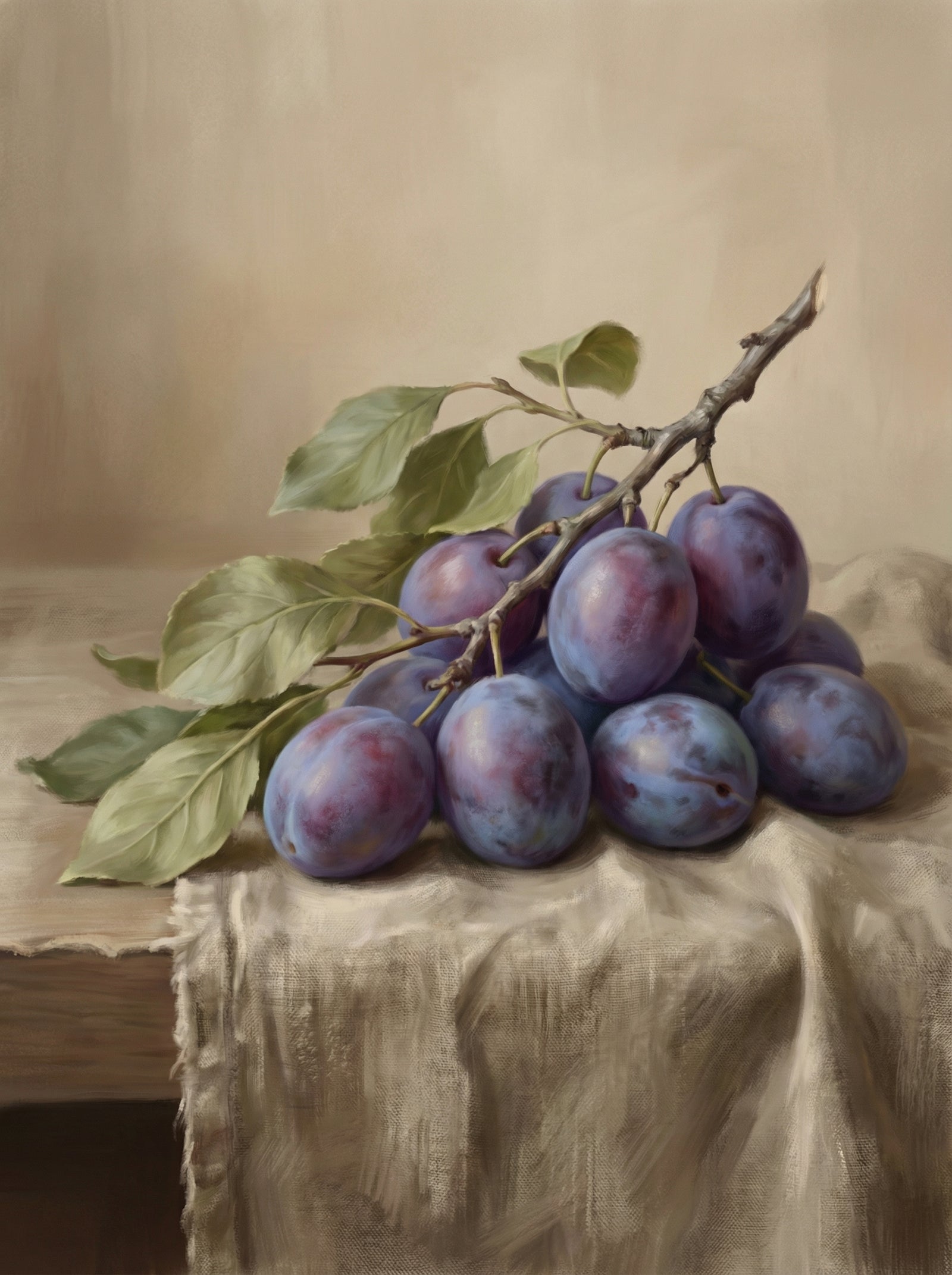 Poster in black frame