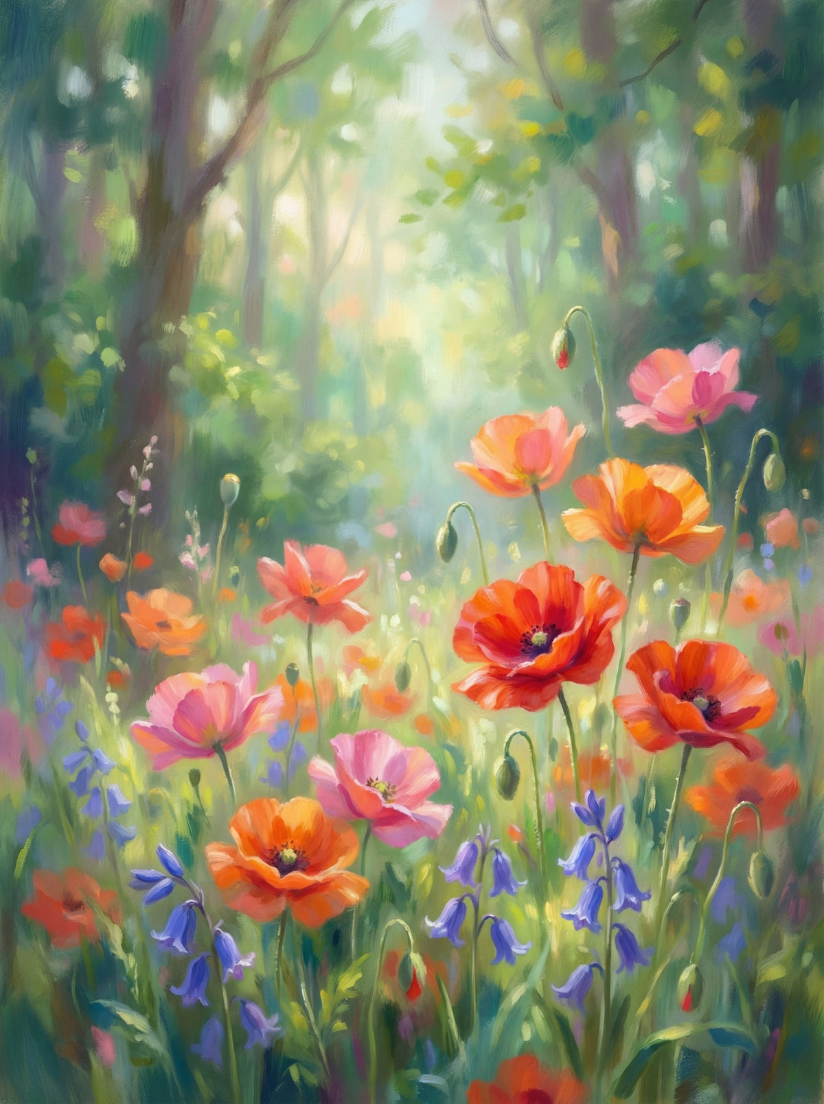 Poster in black frame