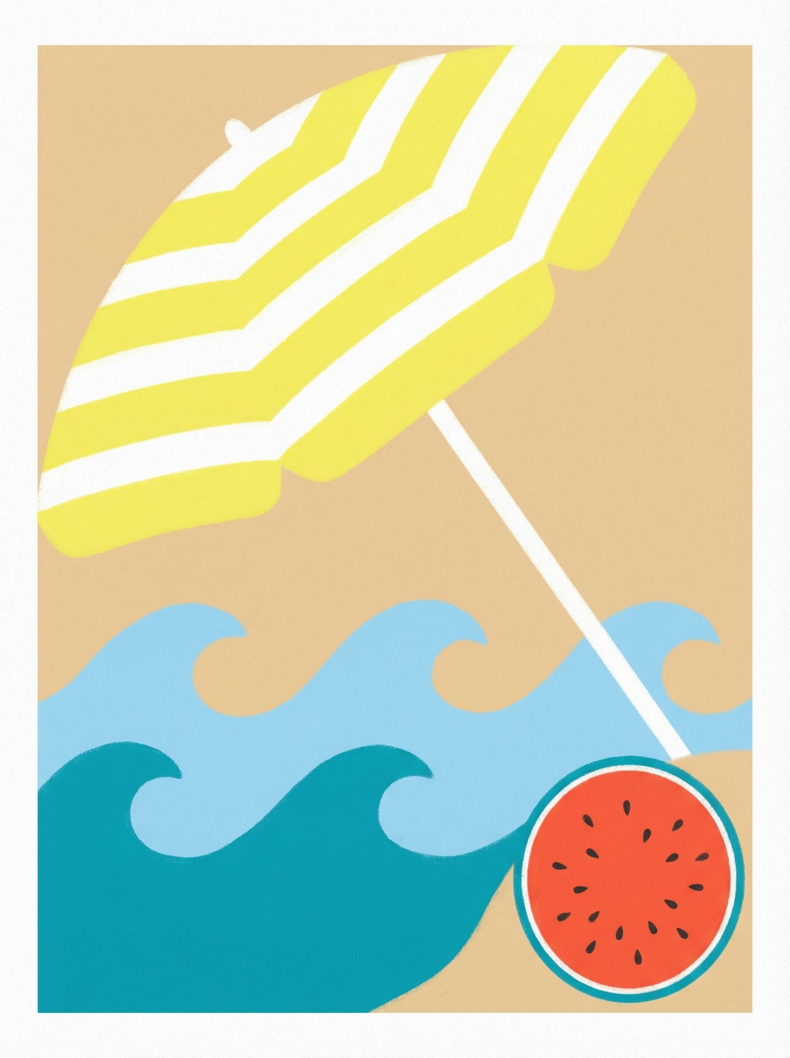 Poster in black frame