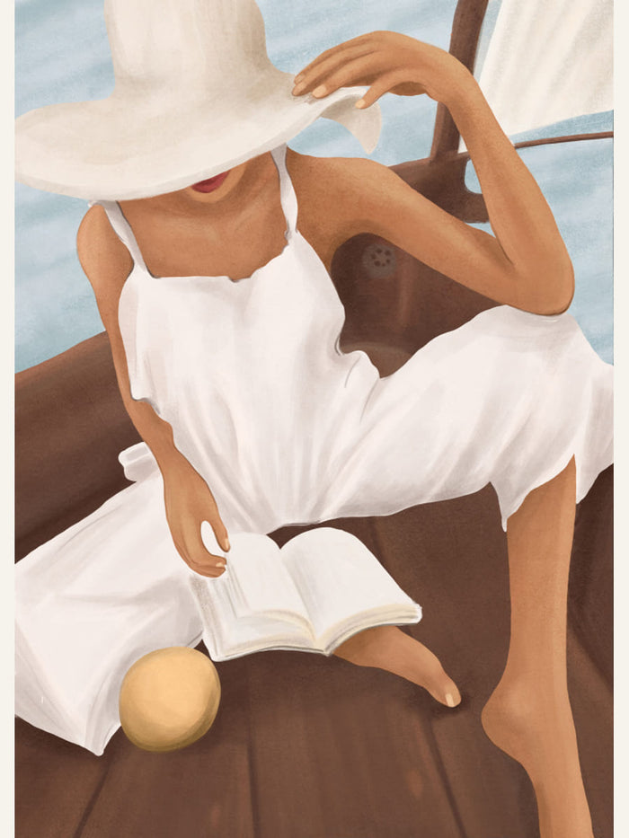 Summer Reading I Poster – poster och konsttryck