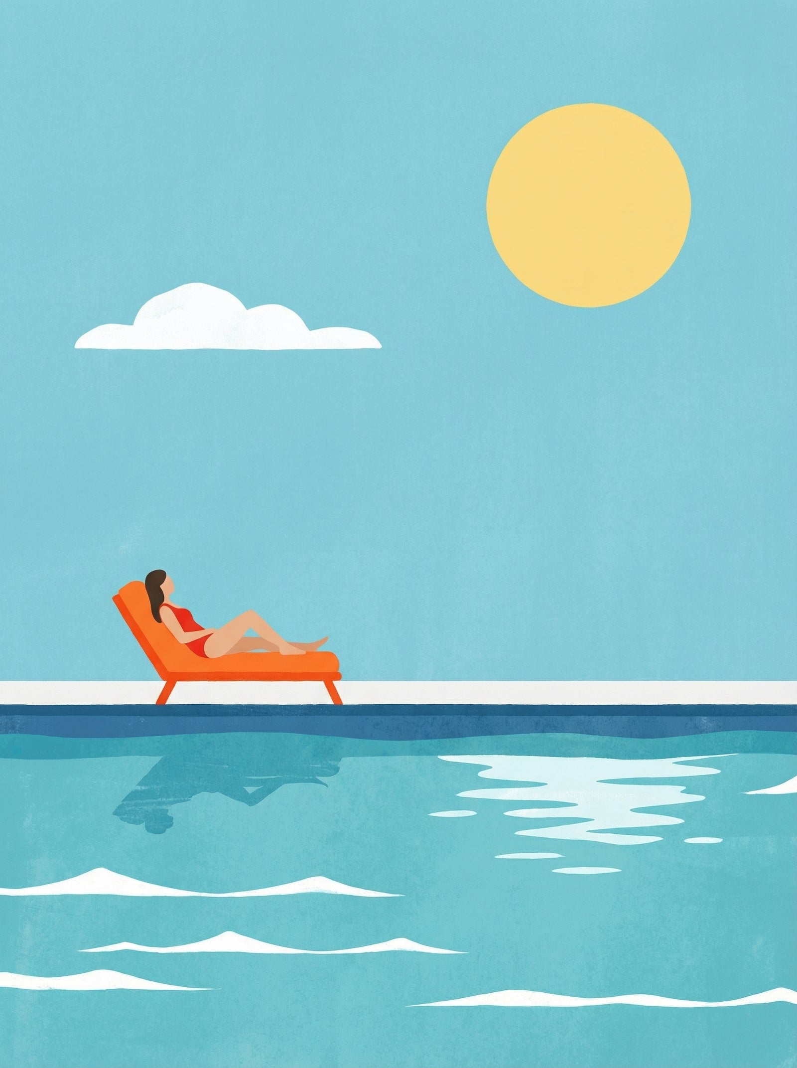 Poster in black frame