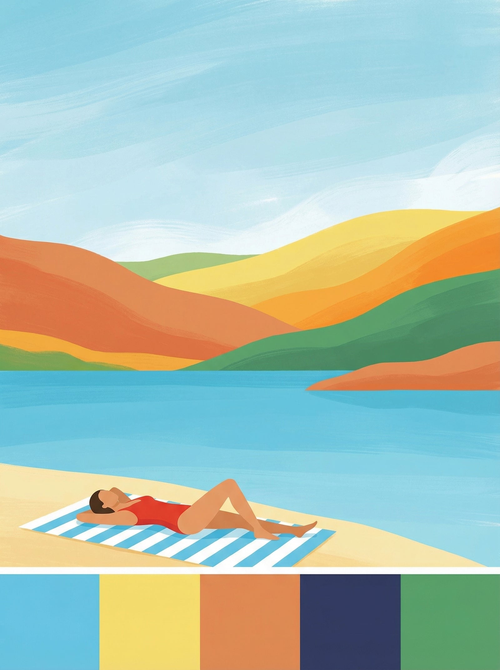 Poster in black frame