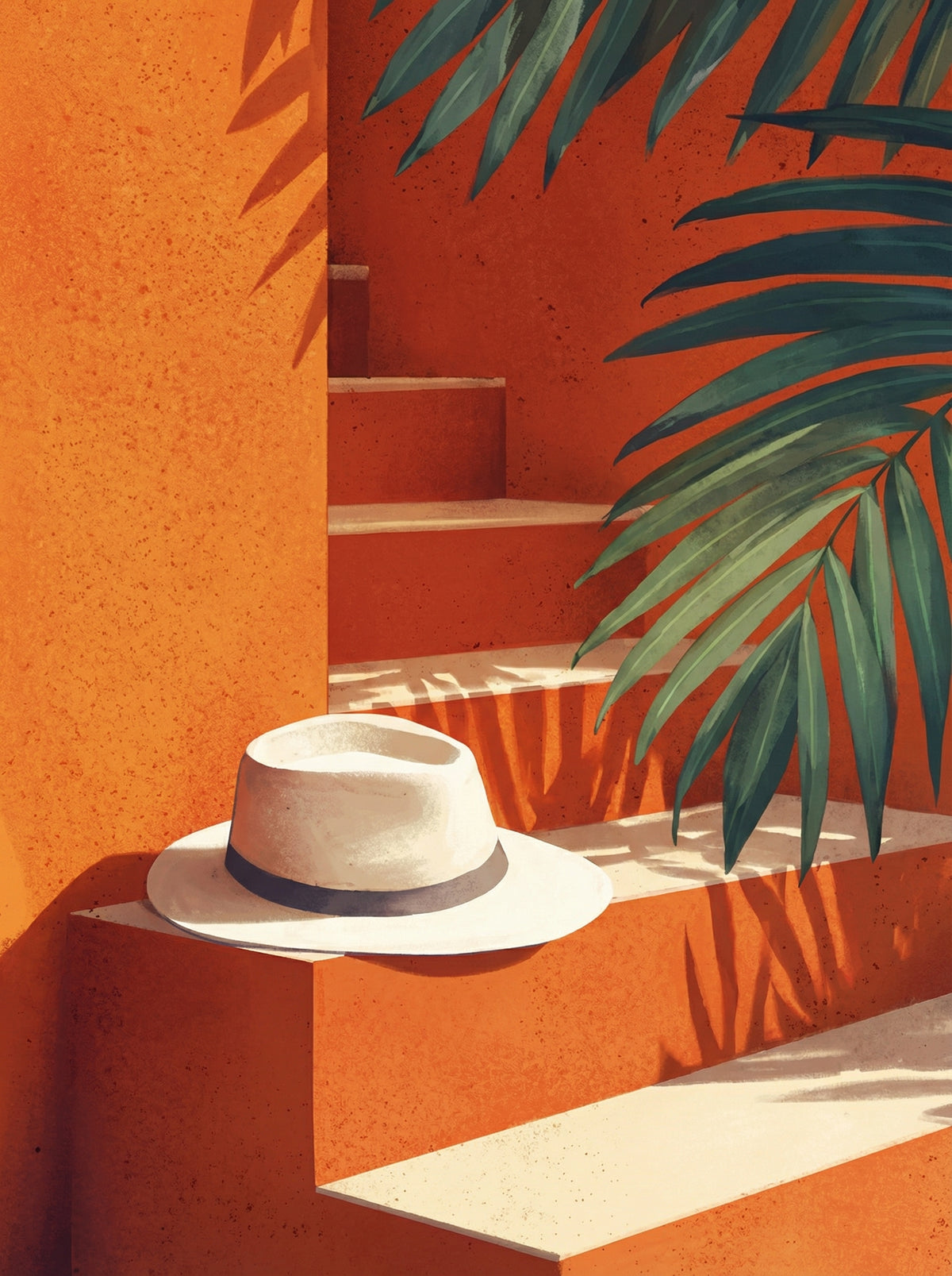 Poster in black frame