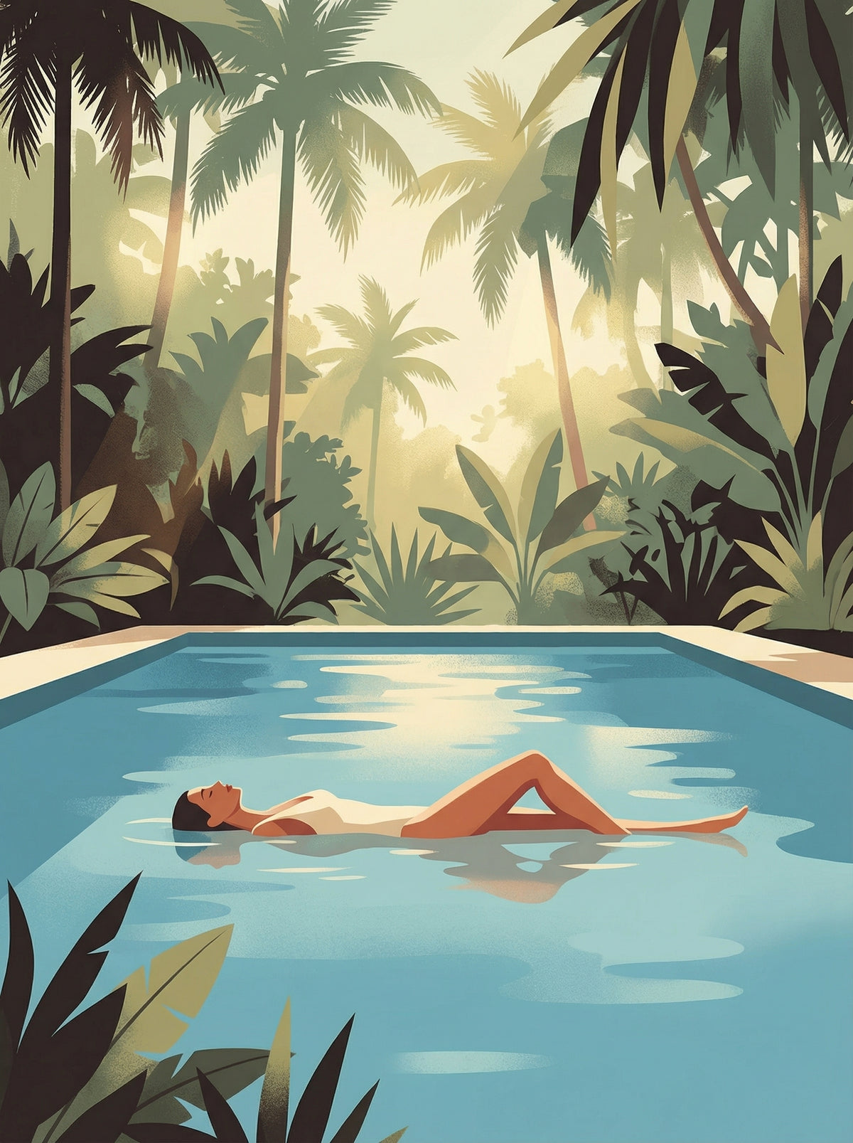 Poster in black frame