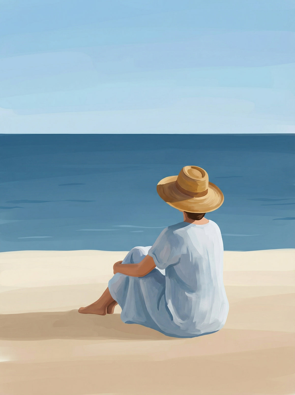 Poster in black frame