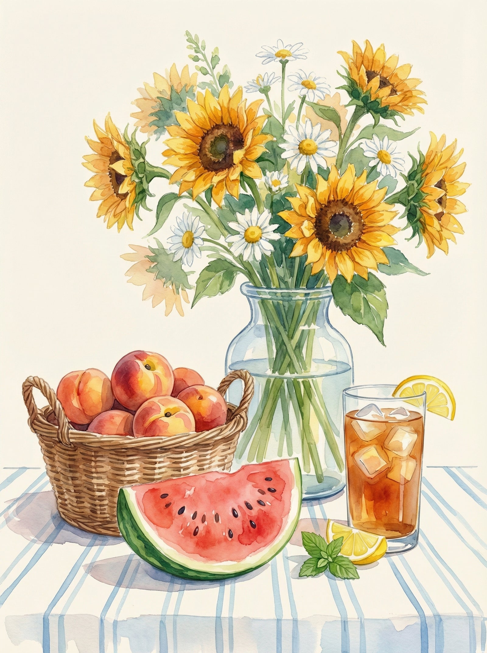 Poster in black frame