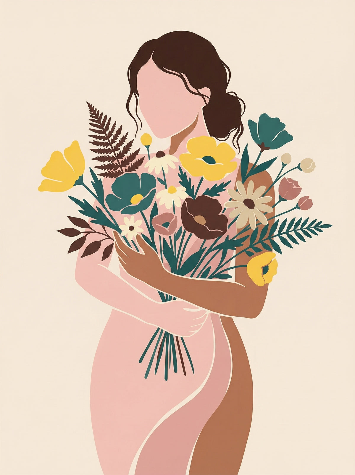 Poster in black frame