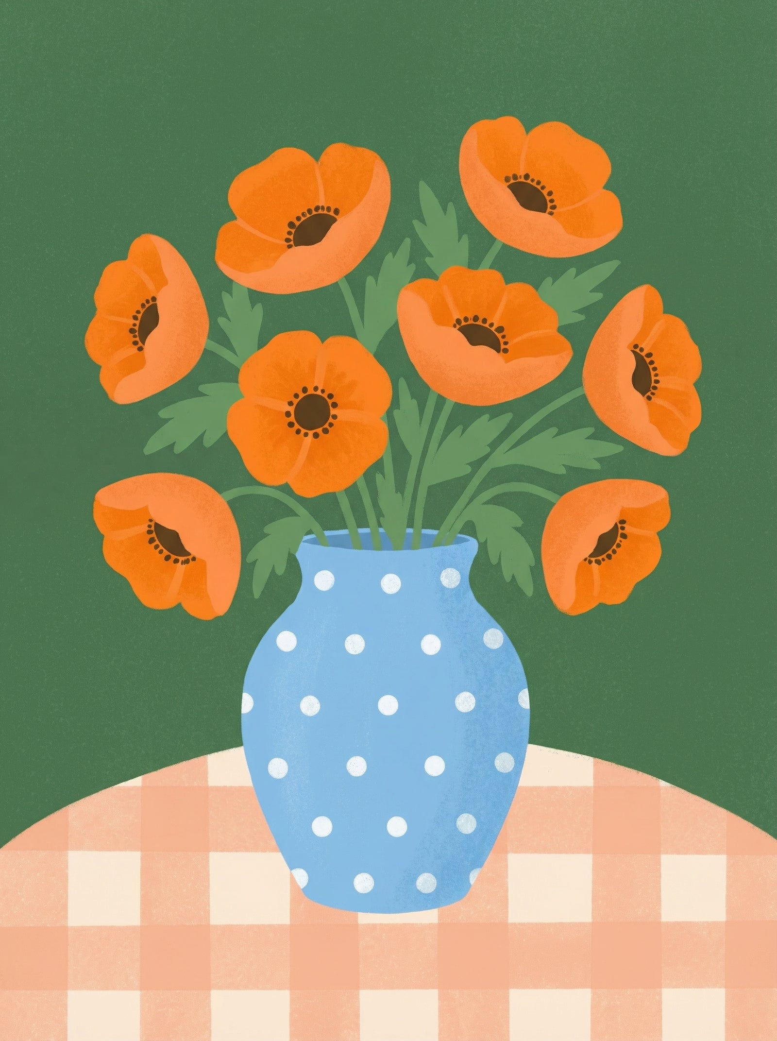 Poster in black frame