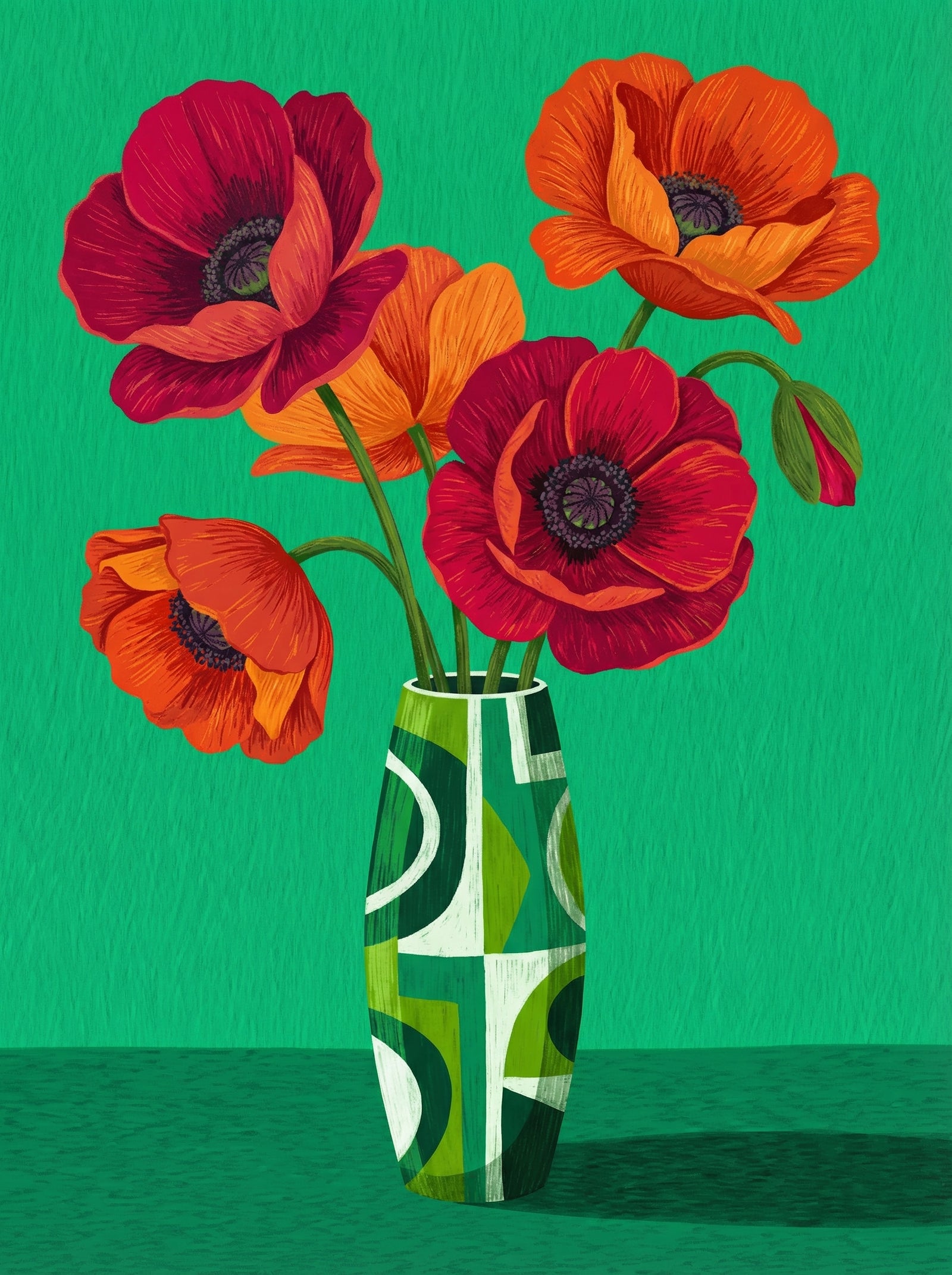 Poster in black frame