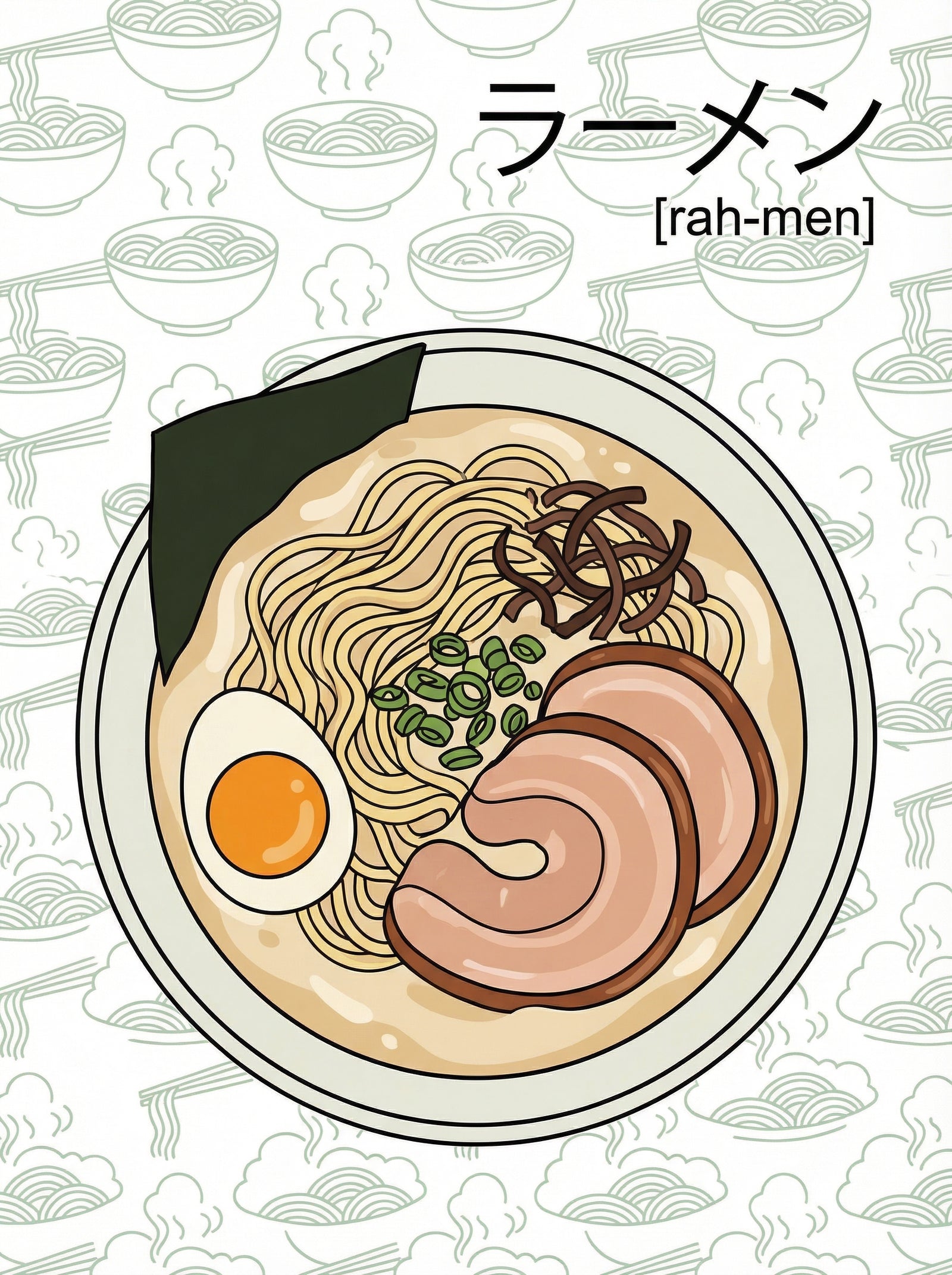 Poster in black frame