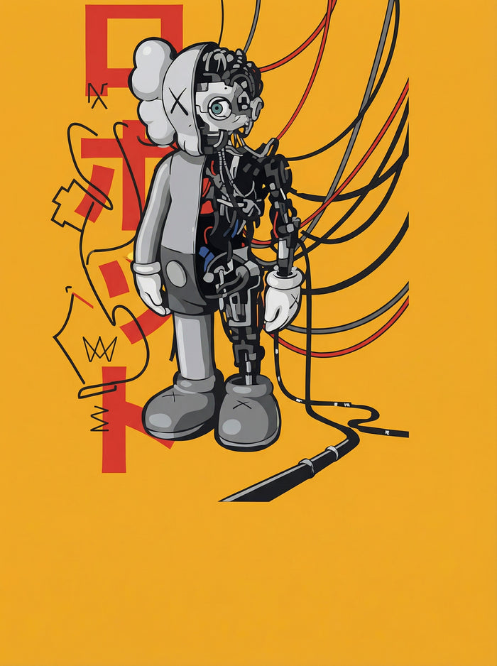 Poster in black frame