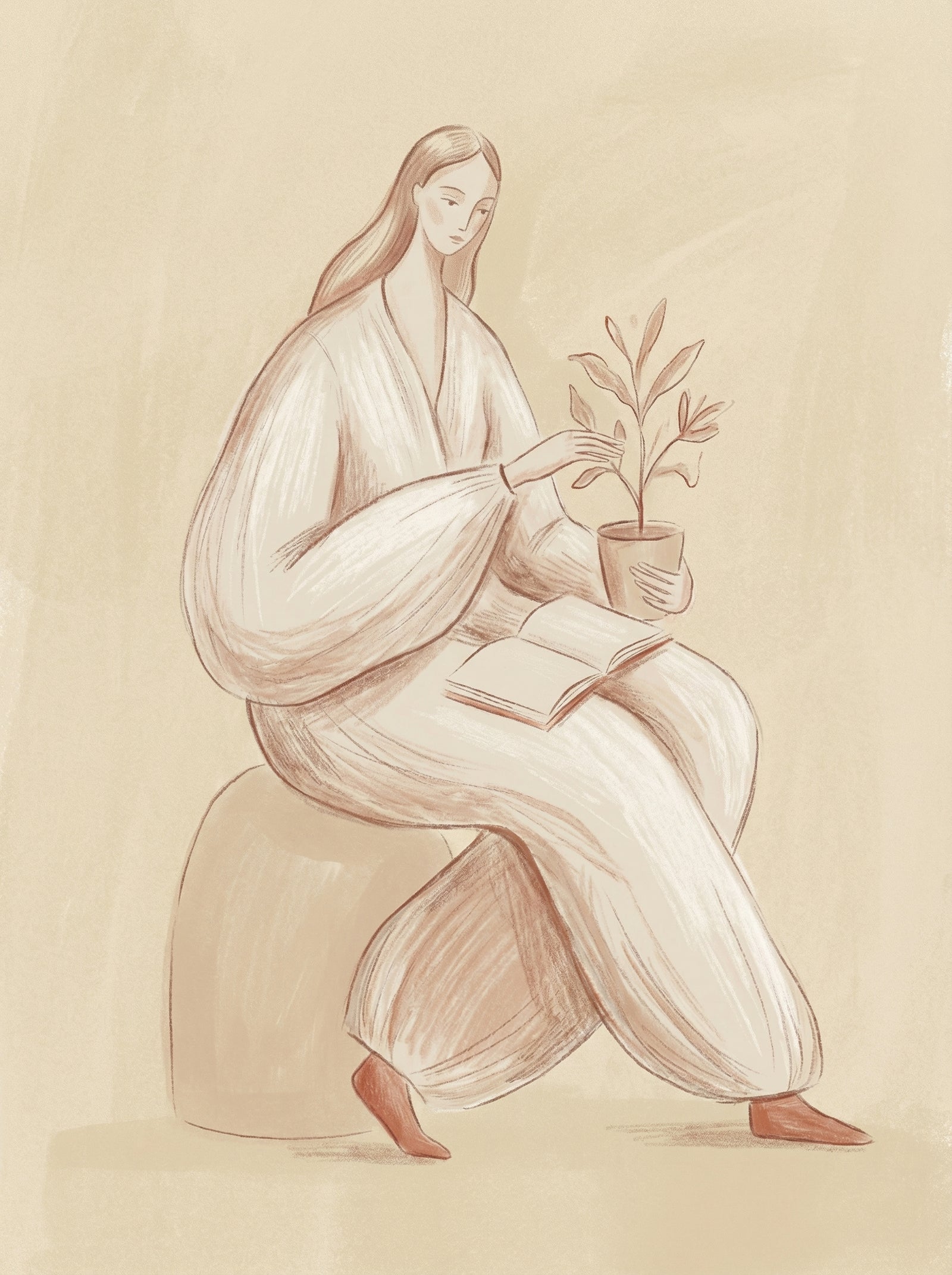 Poster in black frame