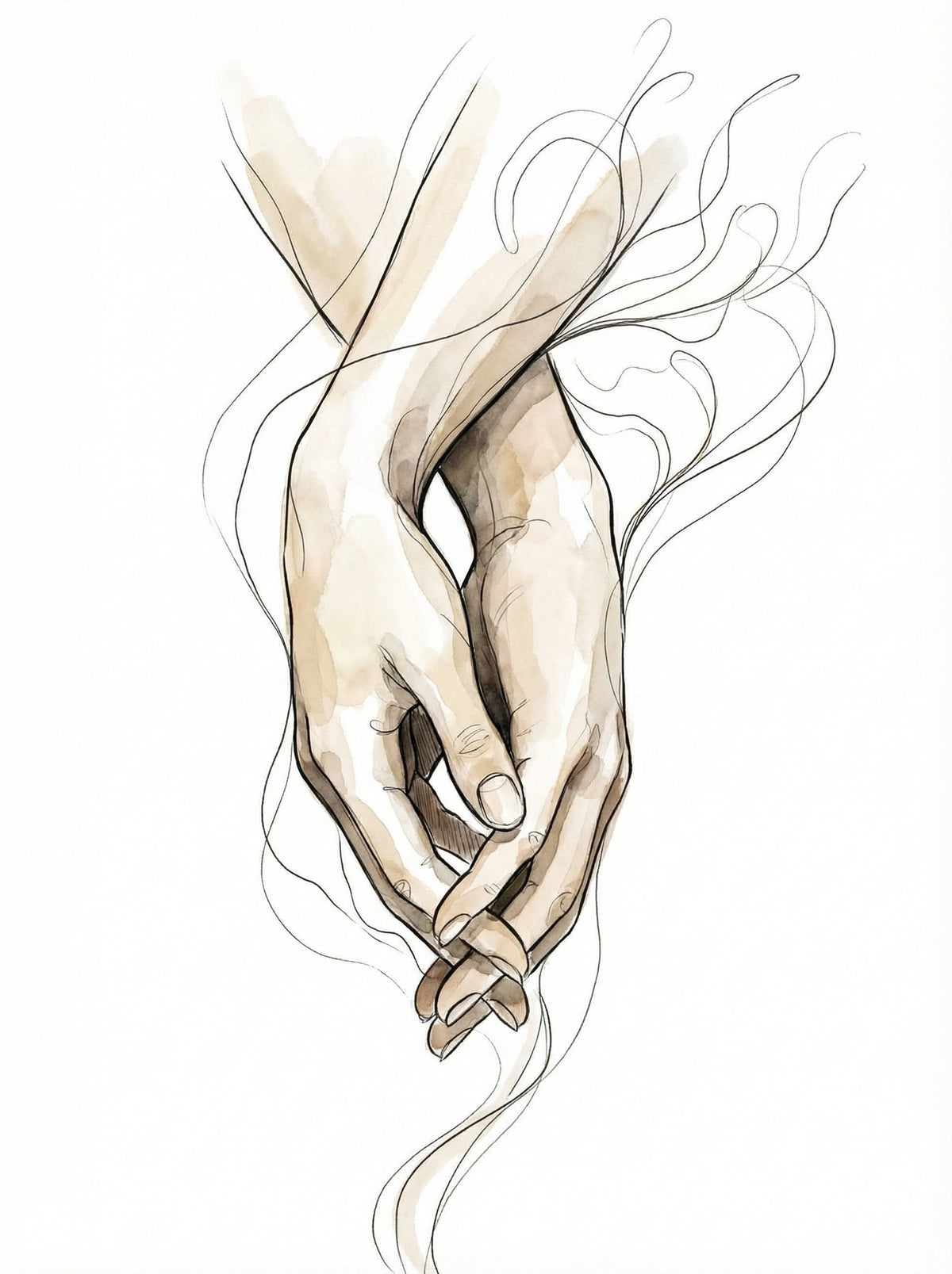 Poster in black frame