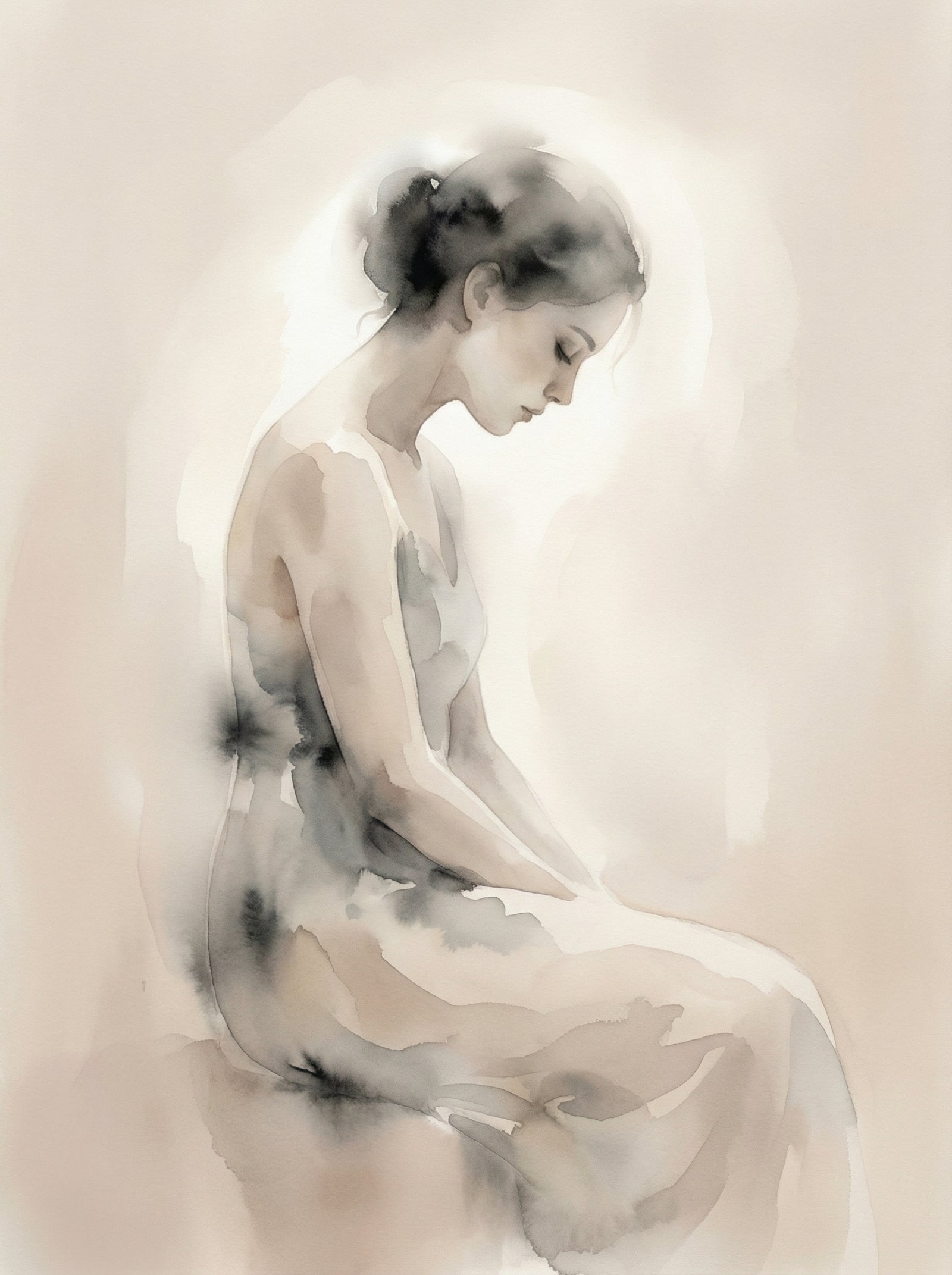 Poster in black frame