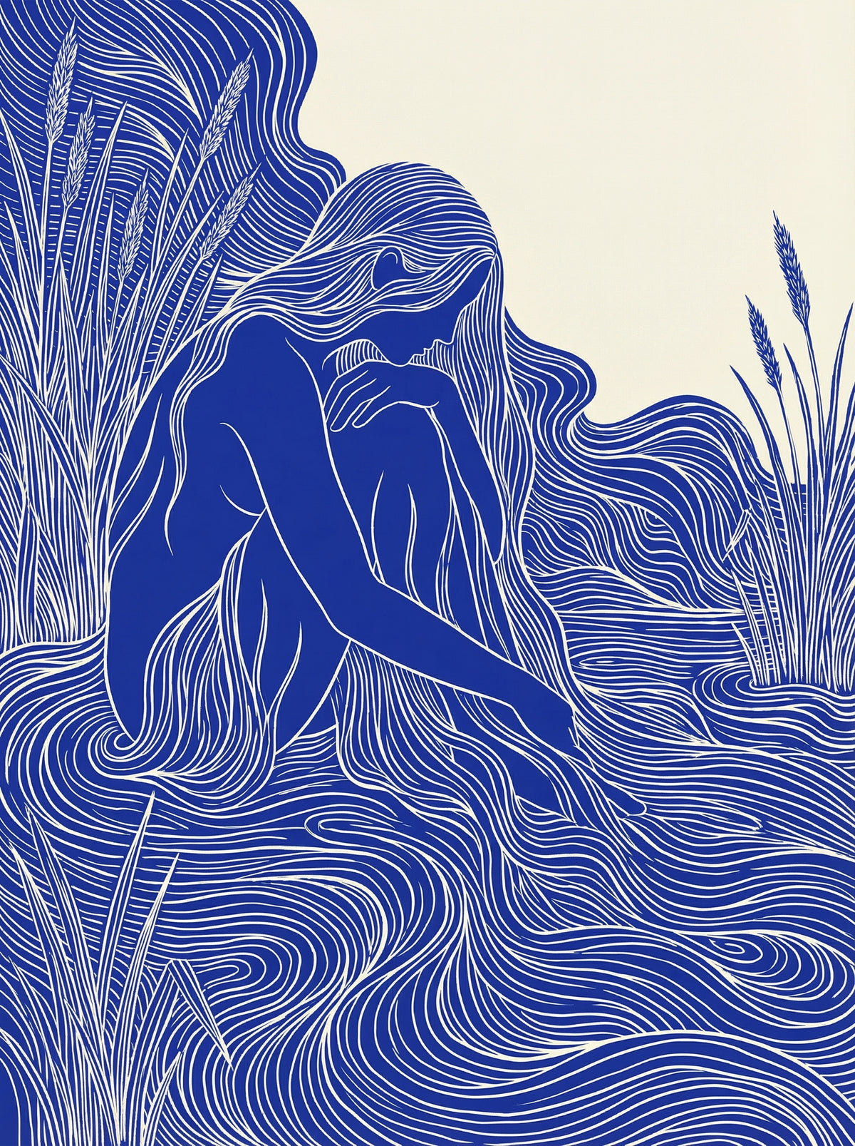 Poster in black frame