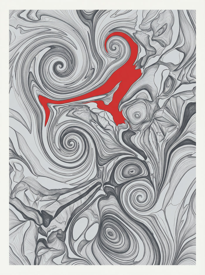 Poster in black frame