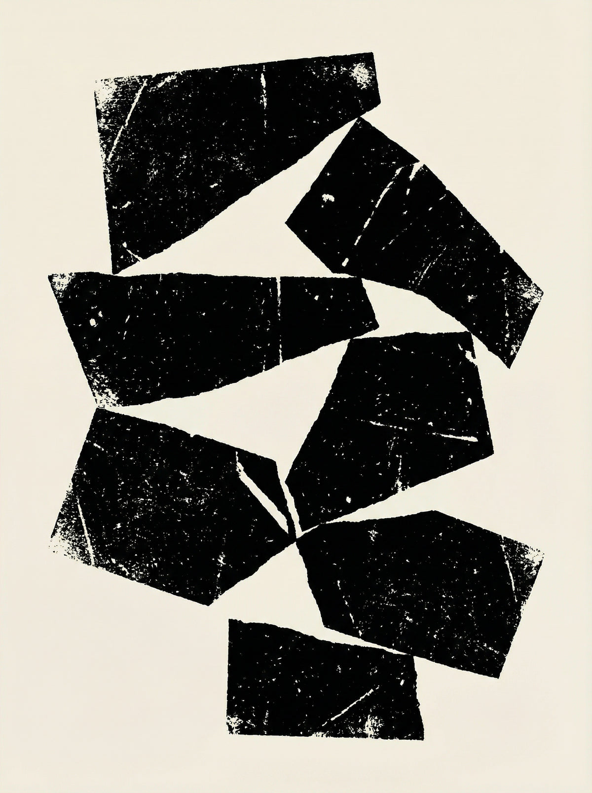 Poster in black frame