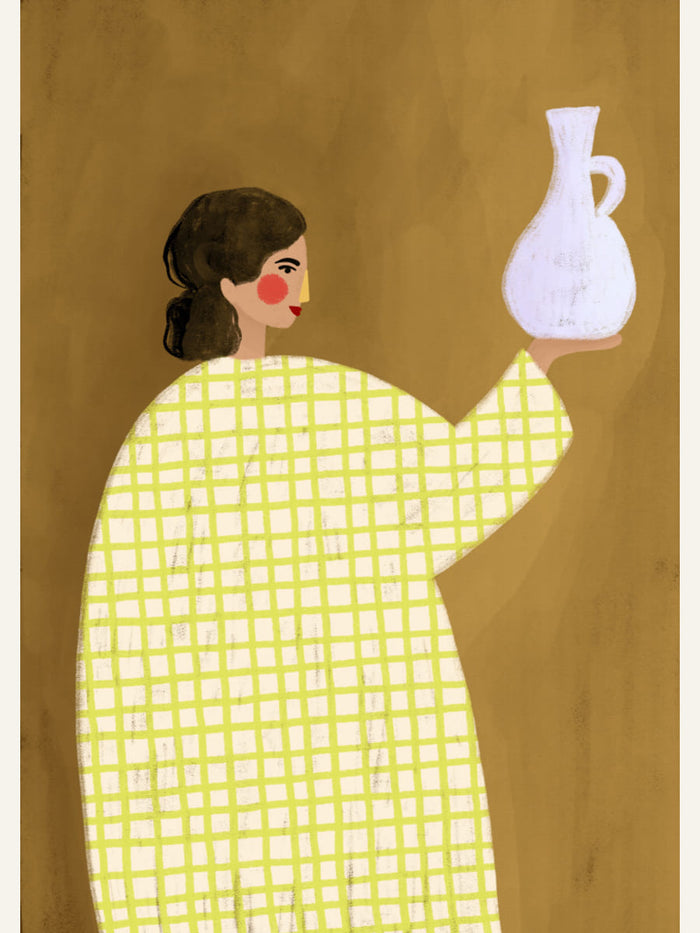 The Woman With Vase Poster – poster and art print