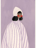 The Woman With the White Hat Poster – poster and art print