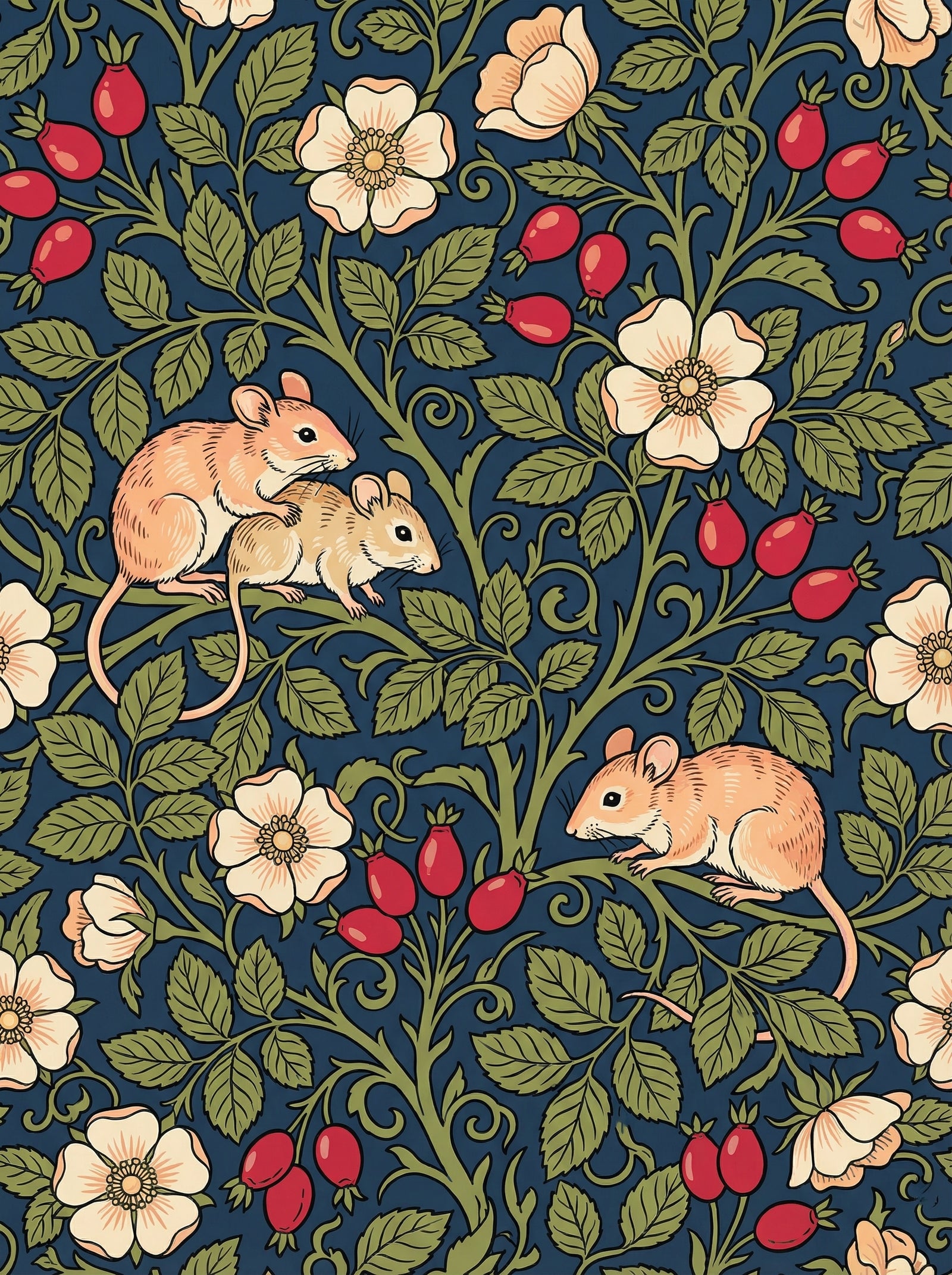 Poster in black frame