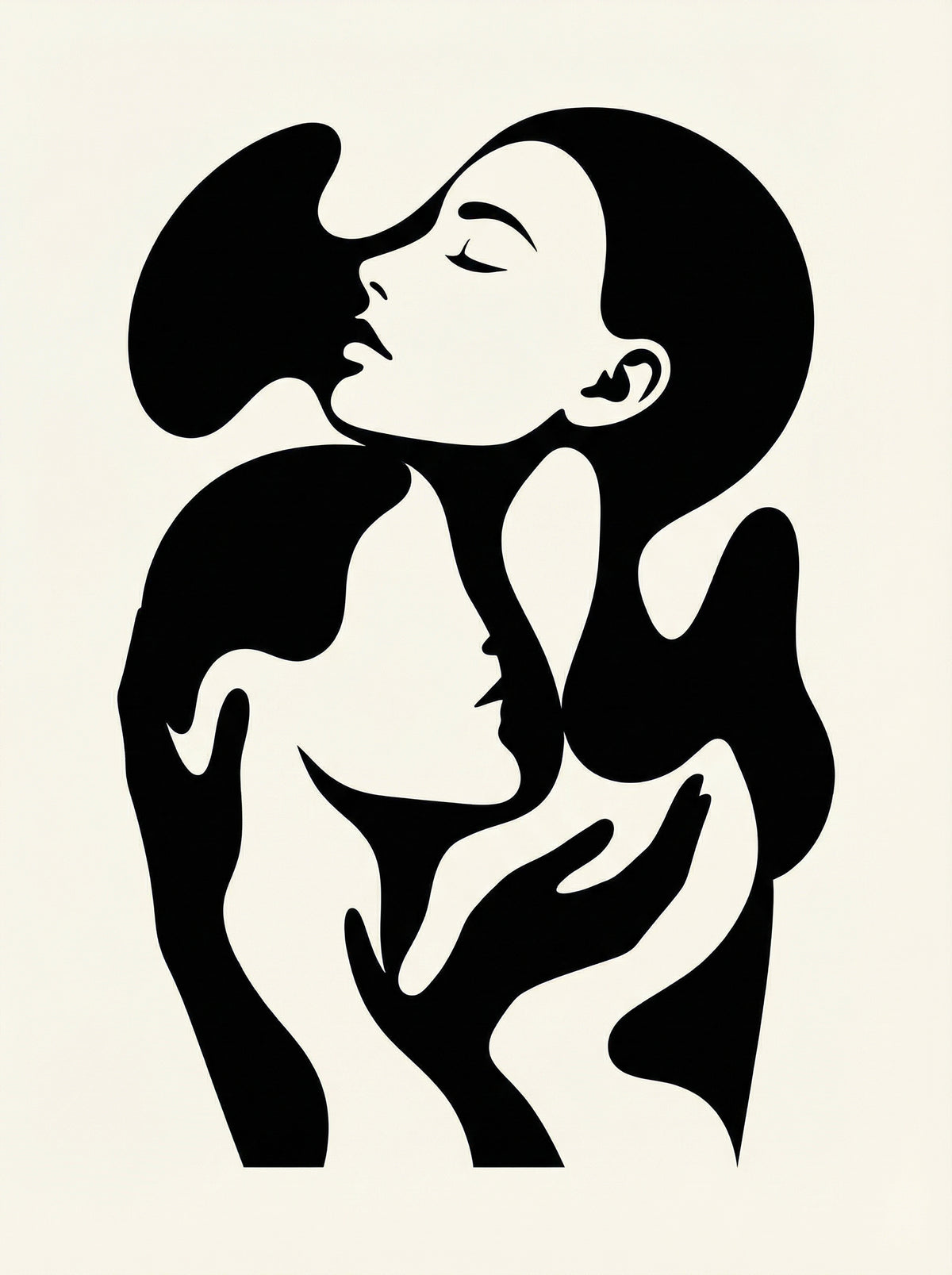 Poster in black frame