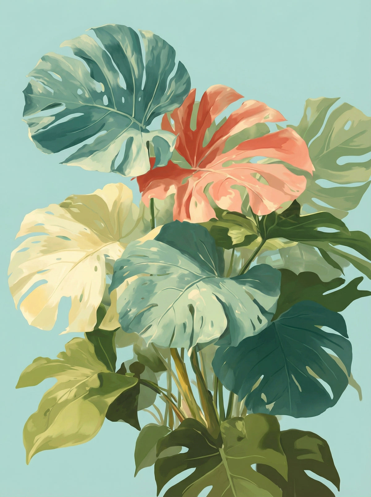 Poster in black frame