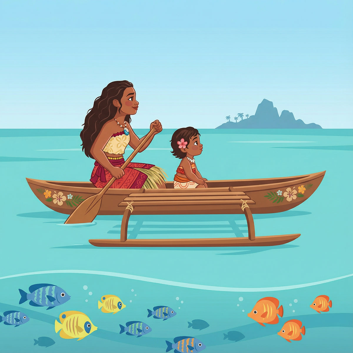 Poster in black frame