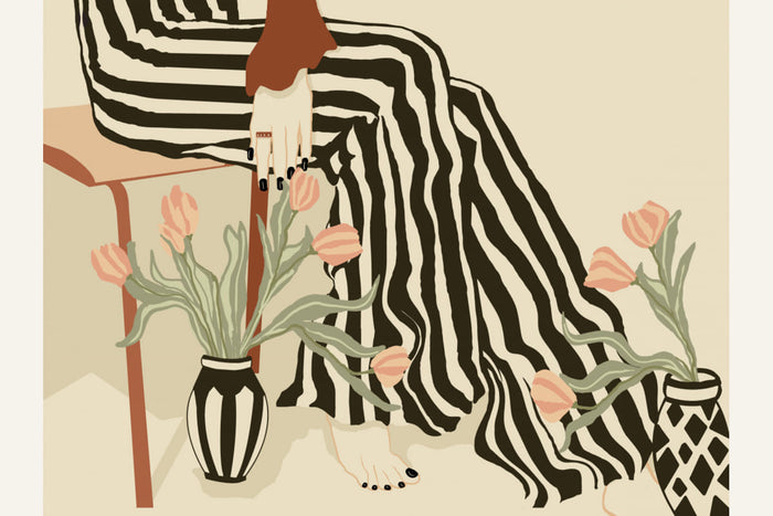Tulips By My Feet Poster – poster and art print