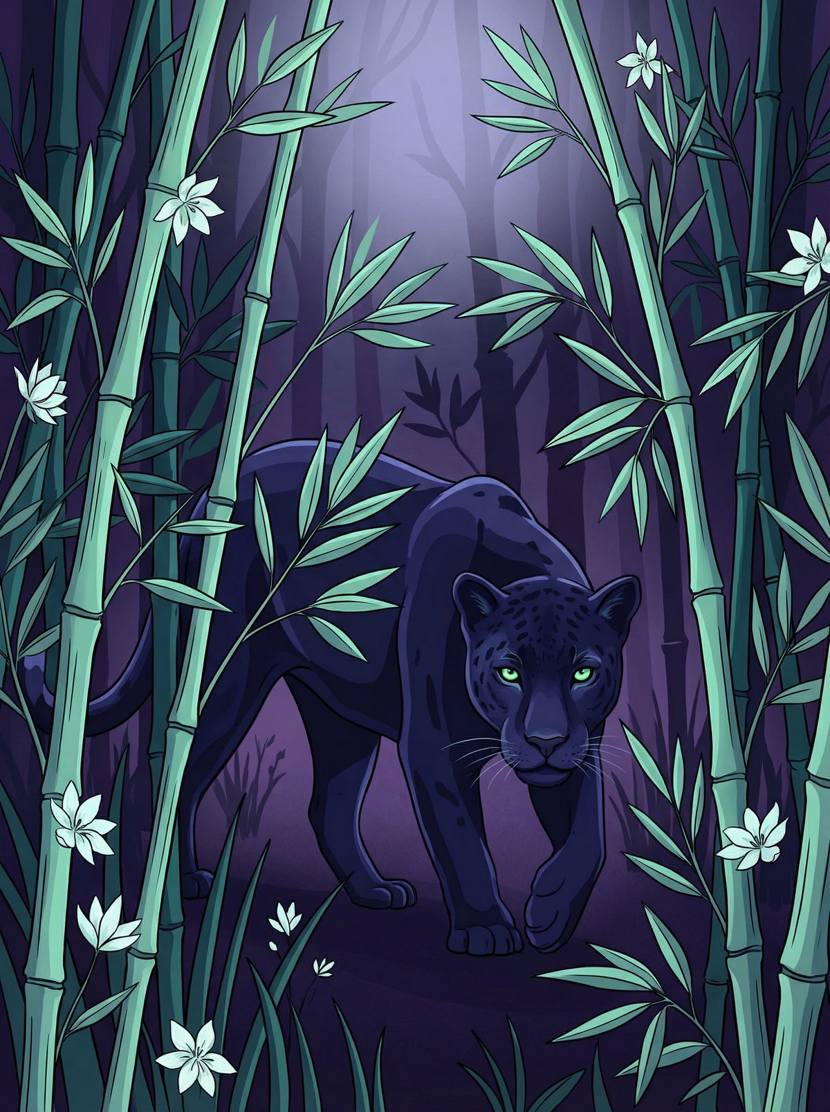 Poster in black frame