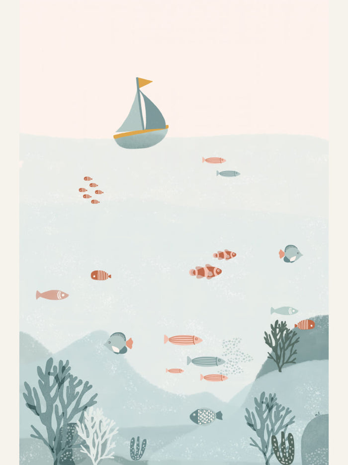 Under the Blue Sea Poster – Poster und Kunstdruck