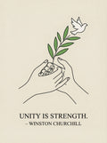 Poster in black frame