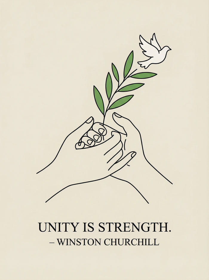 Poster in black frame