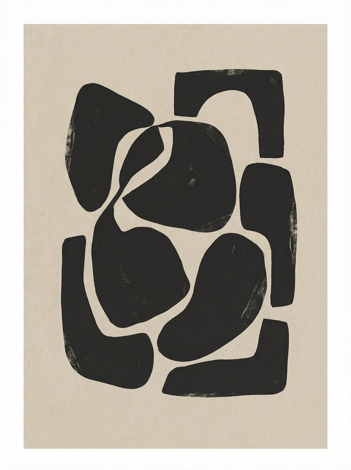 Poster in black frame