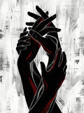 Poster in black frame