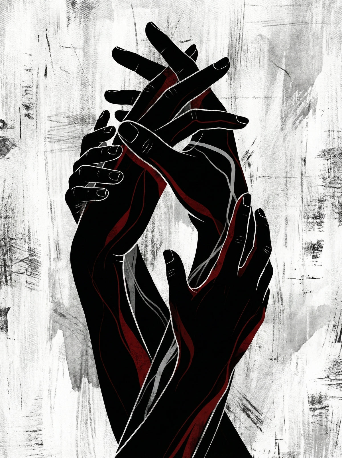 Poster in black frame