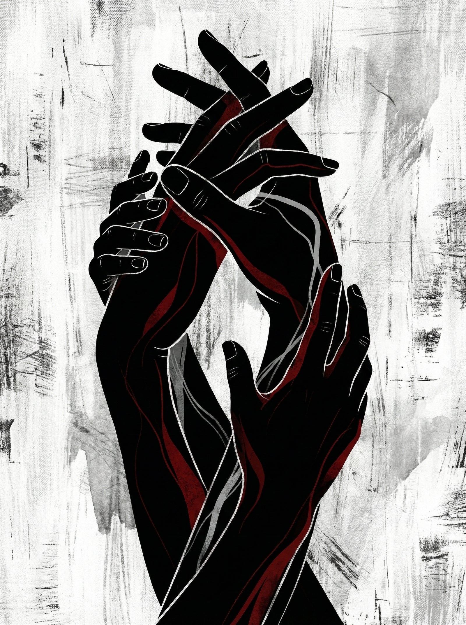 Poster in black frame