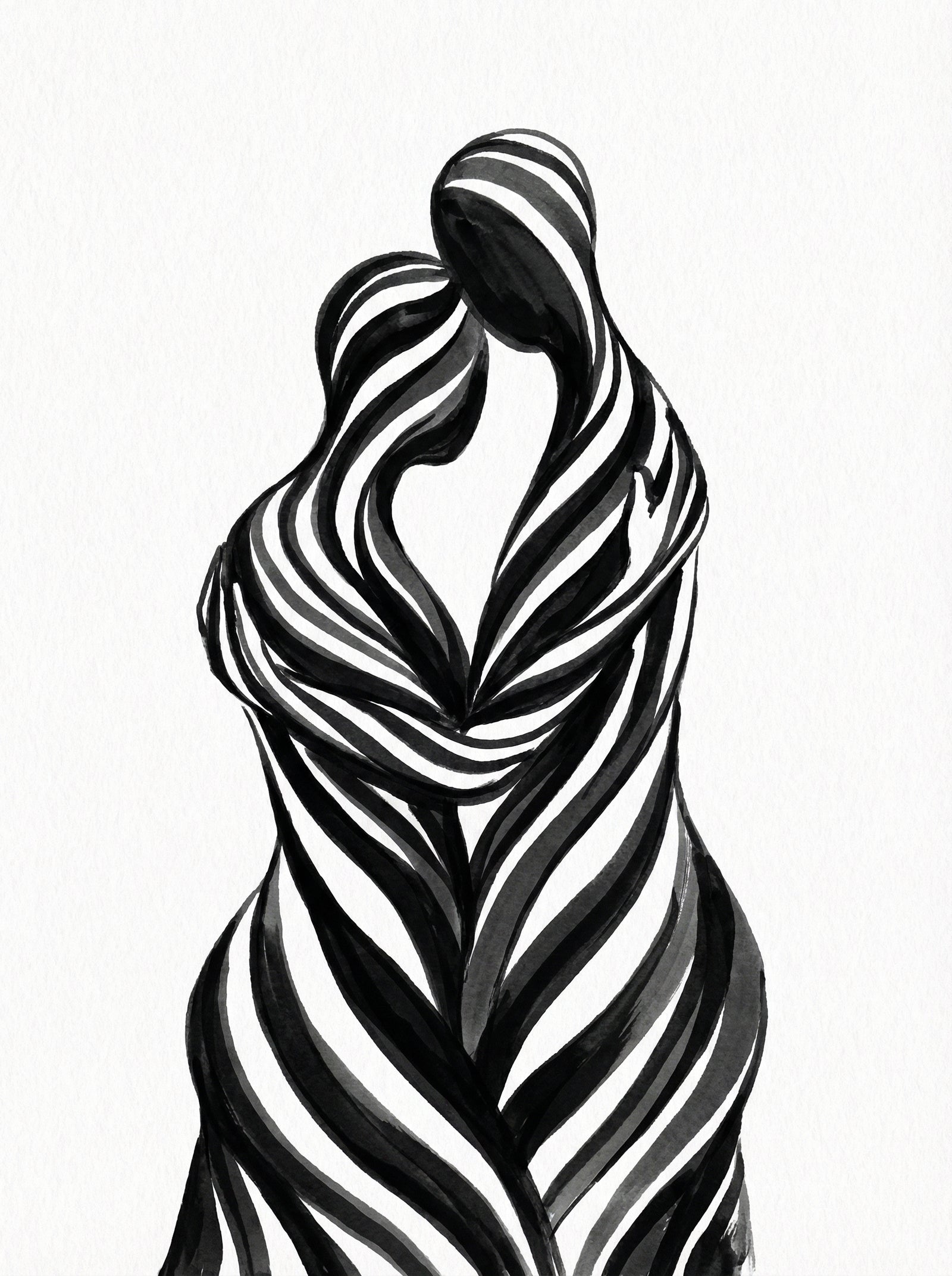 Poster in black frame