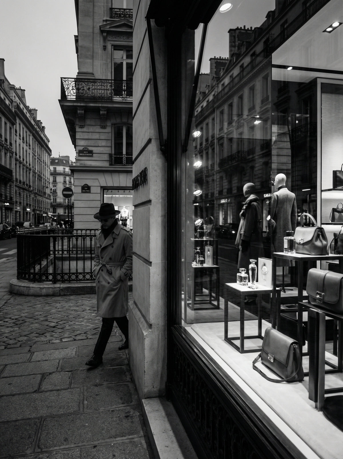 Poster in black frame