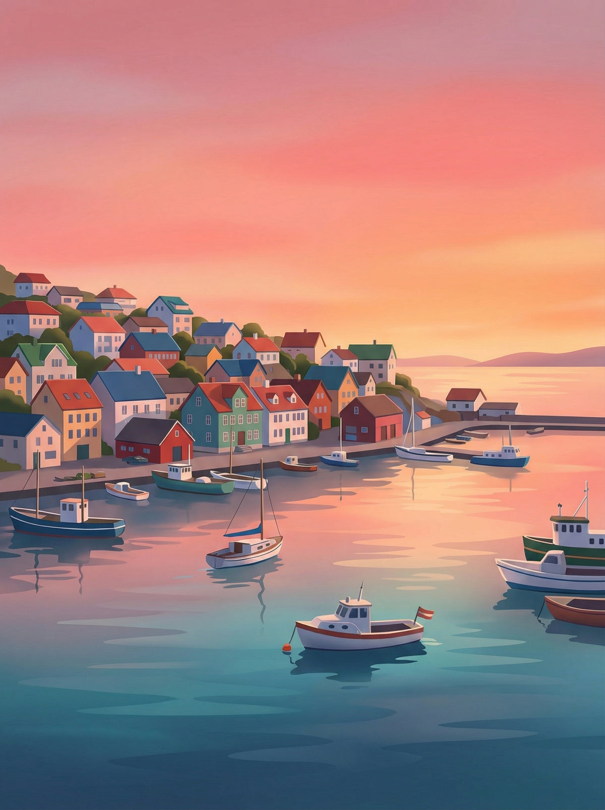 Poster in black frame