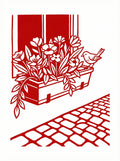 Poster in black frame