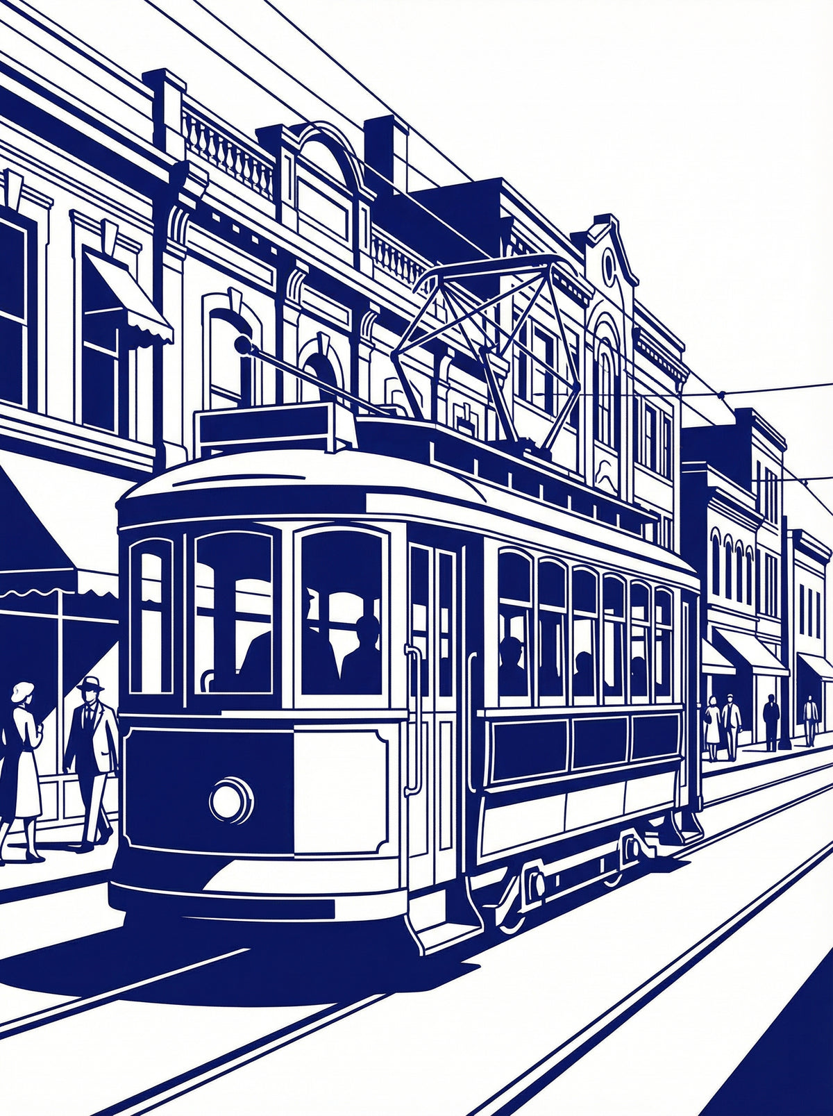 Poster in black frame