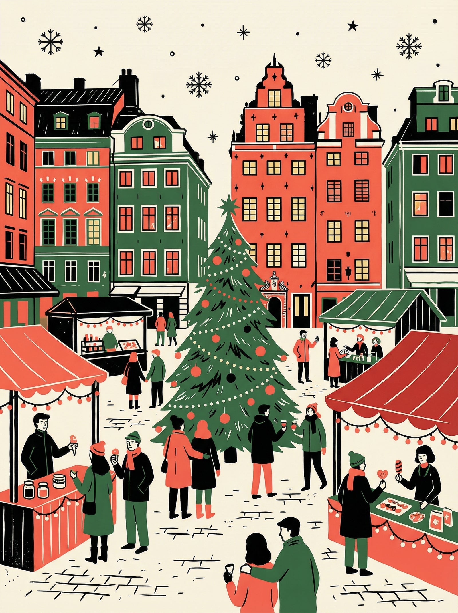 Poster in black frame